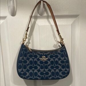 Coach denim bag